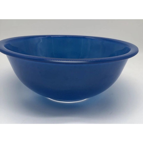 Pyrex Other - Vintage Pyrex Primary Blue Clear Bottom Mixing Bowl #325 2.5 Liters Collect A3